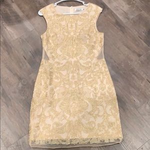 Gold dress